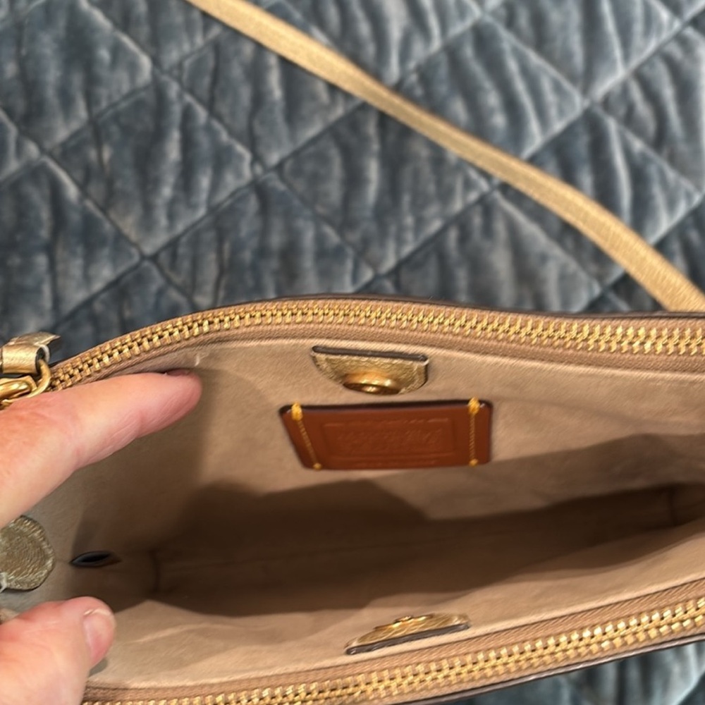 Coach gold Gold Crossbody Bag - Picture 4 of 5
